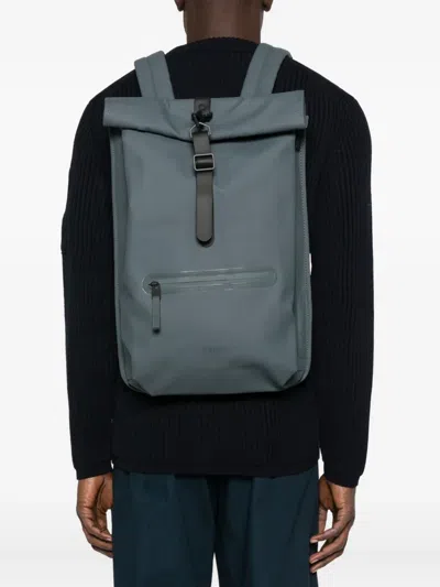 Rains Roll-top Backpack In Gray