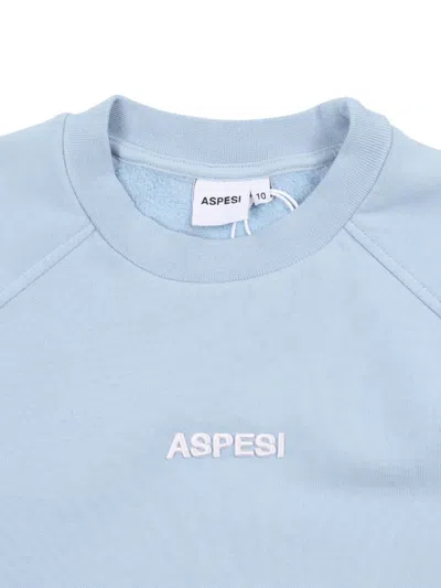 Aspesi Patch-pocket Sweatshirt In Blue
