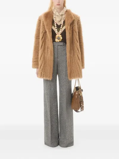 Valentino Women Brown V-neck Sweater, S Luxury Sweaters & Knitwear For Women Darveys In Brown