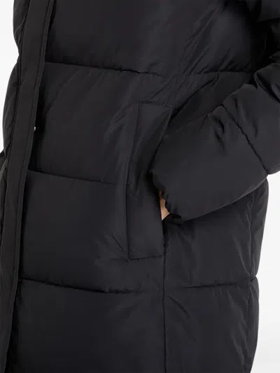 Calvin Klein Hooded Puffer Coat In Black