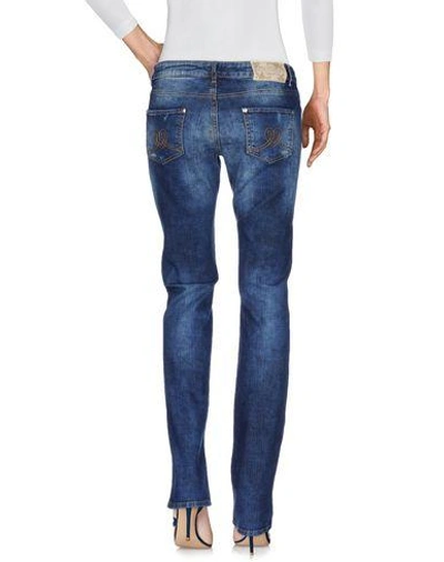 Shop Love Moschino Denim Pants In Blue