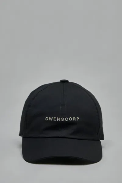 Rick Owens Logo Embroidered Snapback Baseball Cap In Black