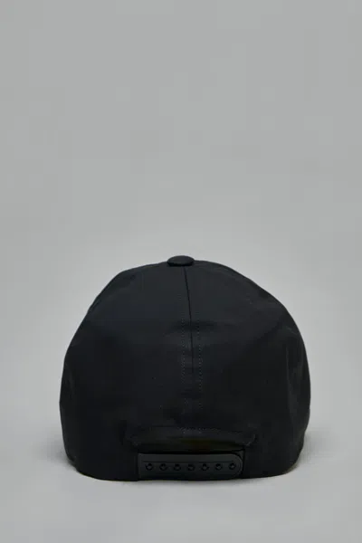 Rick Owens Logo Embroidered Snapback Baseball Cap In Black