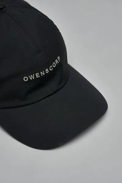 Rick Owens Logo Embroidered Snapback Baseball Cap In Black