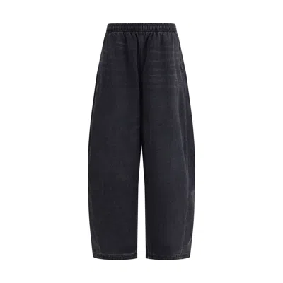 Alexander Wang Women Track Pants With Elastic Waistband In Black