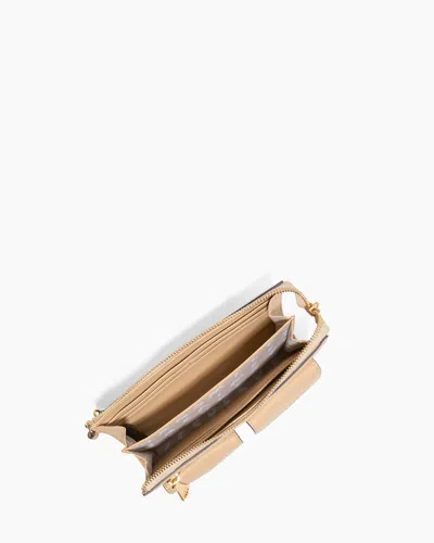 Aimee Kestenberg Saddle-up Leather Wristlet Clutch In Brown