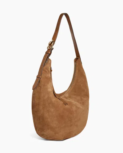 Aimee Kestenberg Large Unity Suede Hobo Bag In Brown