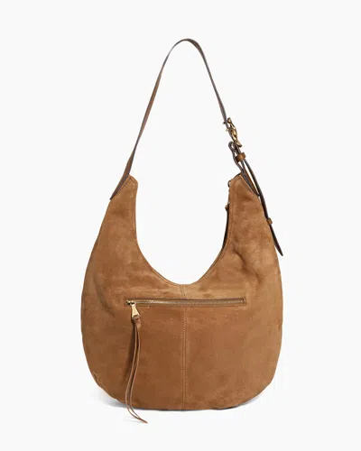 Aimee Kestenberg Large Unity Suede Hobo Bag In Brown