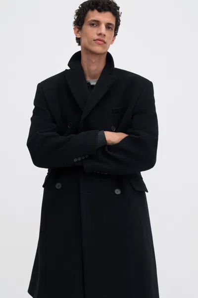 Filippa K Patrick Overcoat In Black