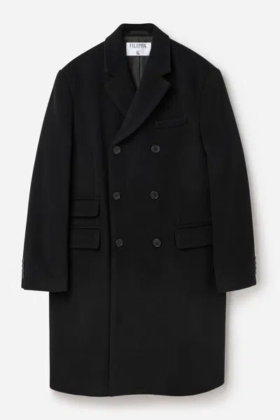 Filippa K Patrick Overcoat In Black