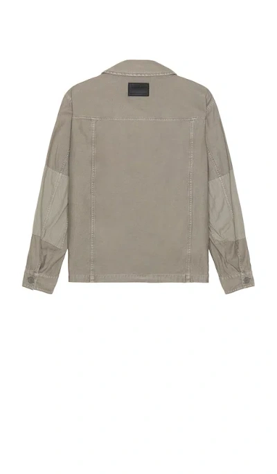 Helmut Lang Garment Dyed Utility Jacket In Gray