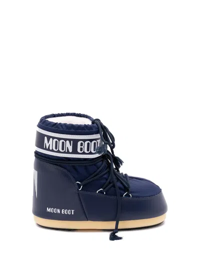 Moon Boot `icon Low Nylon` Boots In Blue