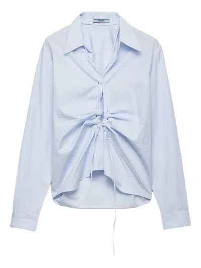 Prada Shirt In Blue