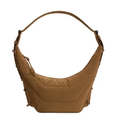 Lemaire Medium Soft Game Bag In Brown