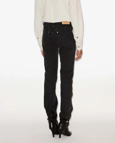 Isabel Marant Straight-leg Jeans In Black