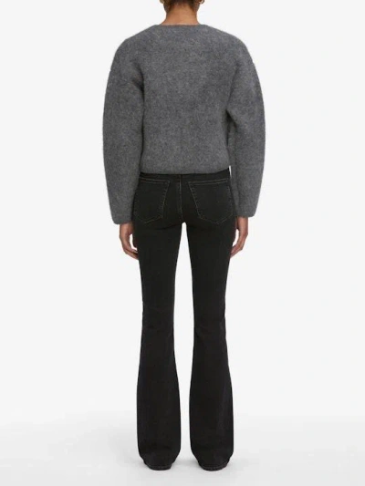 Frame High-waisted Flared Jeans In Black