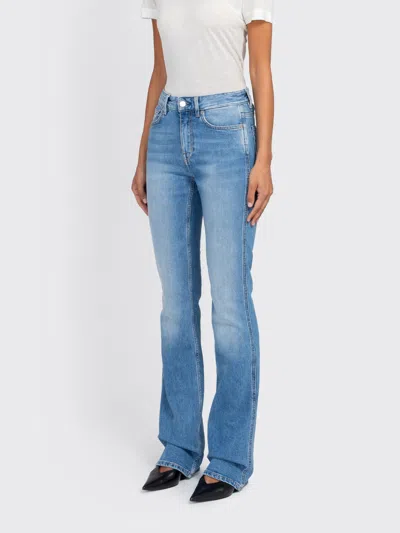 Filippa K Stacked Bootcut Jeans In Blue