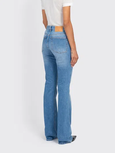 Filippa K Stacked Bootcut Jeans In Blue