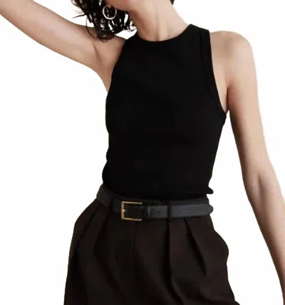 Sold Out Nyc The Not So Basic Crop Tank Top In Black In Black