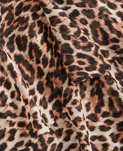 Inc International Concepts Women's Ruffle-trim Bell-sleeve Blouse, Macy's Exclusive In Multi