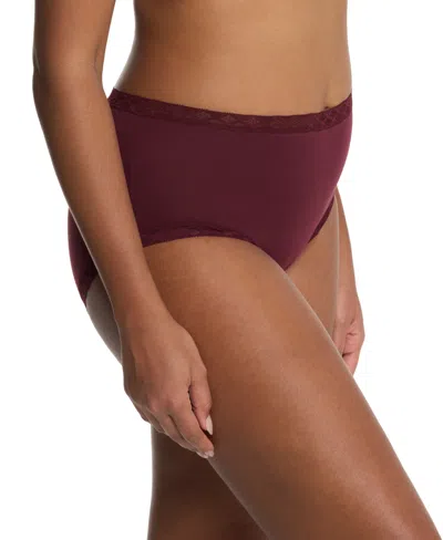 Natori Bliss Full Briefs In Brown