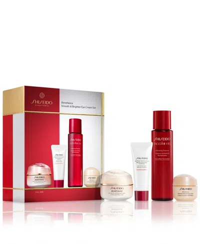 Shiseido Smooth & Brighten Eye Cream Set In Transparent