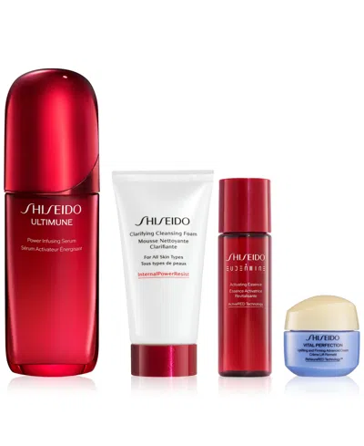 Shiseido 4-pc. Resilient Radiance Serum Set In Multi