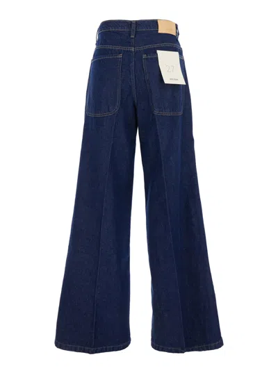 Merci Wide-leg Jeans In Blue