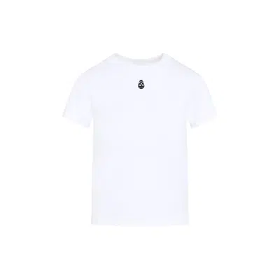 Alexander Mcqueen Skull Embroidery Slim Fit T-shirt In White
