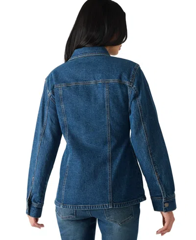 Steve Madden Parc Denim Jacket In Blue