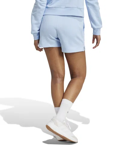 Adidas Originals Women's Essentials Small Logo Fleece Shorts In Multi