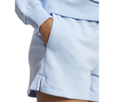 Adidas Originals Women's Essentials Small Logo Fleece Shorts In Multi