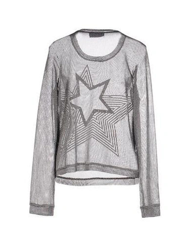 Shop Anthony Vaccarello Sweaters In Silver