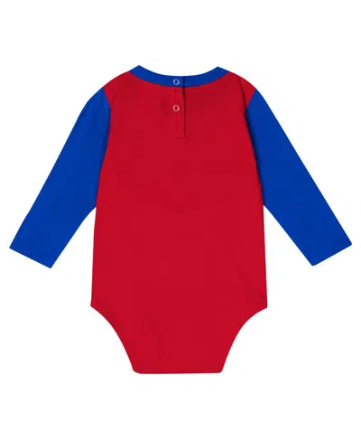 Outerstuff Baby Boys And Girls 2-piece New York Giants Double Up Long Sleeve Bodysuit And Pants Set In Multi