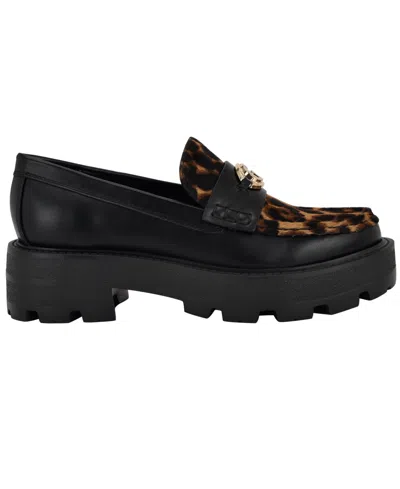 Guess Yanika 2 Platform Loafer In Black