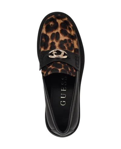 Guess Yanika 2 Platform Loafer In Black