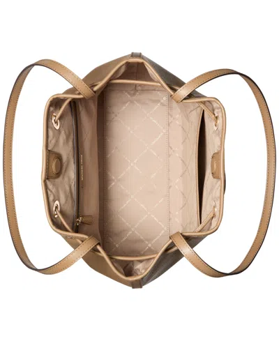 Michael Kors Avery Medium Bucket Messenger Bag In Brown