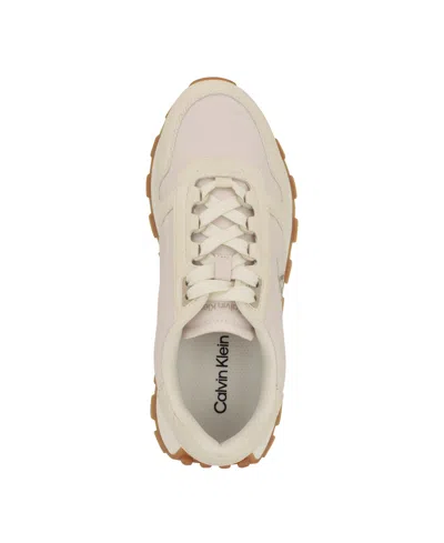Calvin Klein Women's Taresa Logo Lace-up Sneakers In Multi