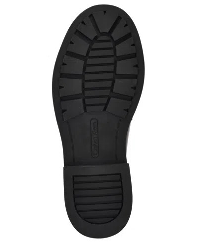 Calvin Klein Women's Grant Lug Sole Penny Loafers In Brown