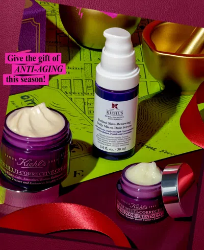 Kiehl's Since 1851 3-pc. What's Your Age Again Anti-aging Gift Set In Transparent