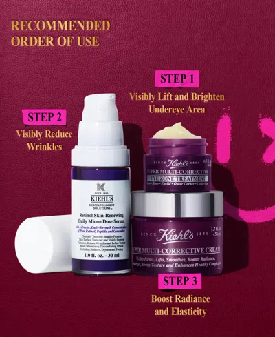 Kiehl's Since 1851 3-pc. What's Your Age Again Anti-aging Gift Set In Transparent