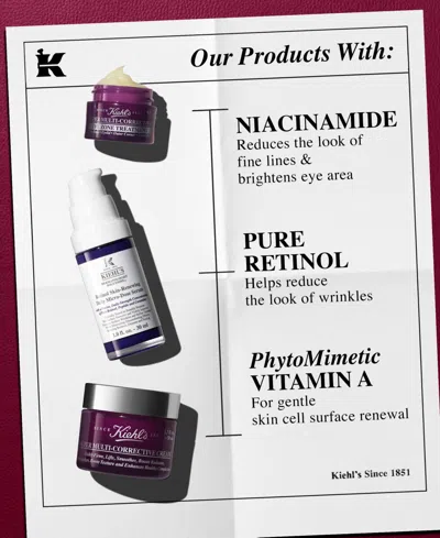 Kiehl's Since 1851 3-pc. What's Your Age Again Anti-aging Gift Set In Transparent