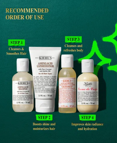 Kiehl's Since 1851 Kiehl's Oh So Soft And Sudsy Set (worth £52) In Multi