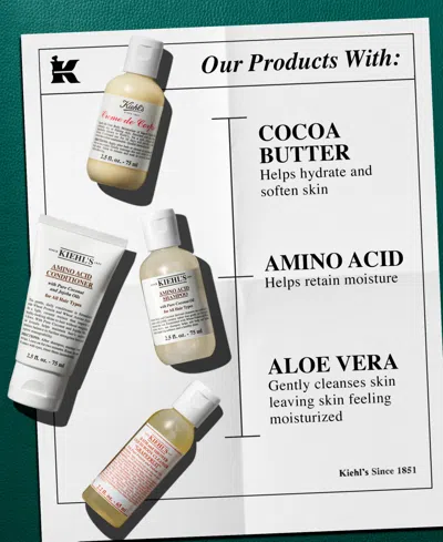 Kiehl's Since 1851 Kiehl's Oh So Soft And Sudsy Set (worth £52) In Multi