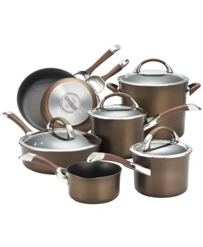 Circulon Symmetry Hard Anodized 11-pc. Cookware Set In Brown