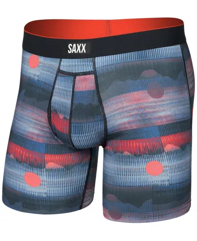 Saxx Men's Multi-sport Printed Mesh Boxer Briefs In Multi