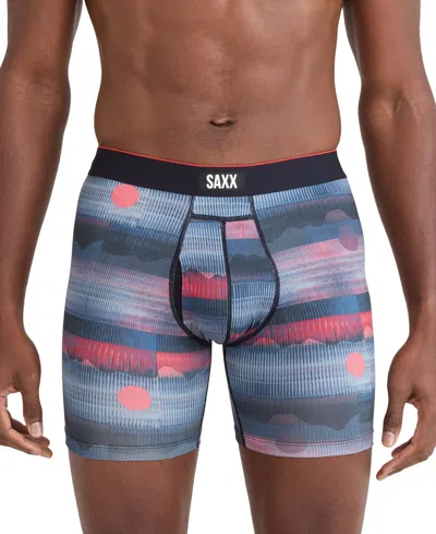 Saxx Men's Multi-sport Printed Mesh Boxer Briefs In Multi