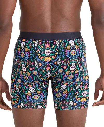 Saxx Vibe Xtra Soft Comfort Boxer Briefs In Blue