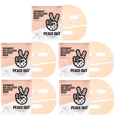 Peace Out Overnight Hydrating Bio-collagen Recovery Mask (5 Pack)