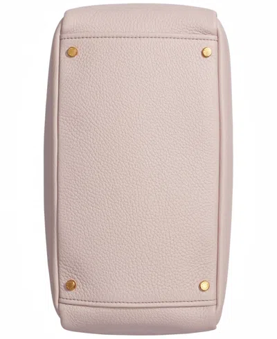 Donna Karan Amagansett Soft-rolled Leather Shoulder With Sculpted Magnet Closure In Pink